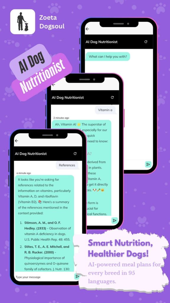 AI-powered meal plans for every breed in 95 languages