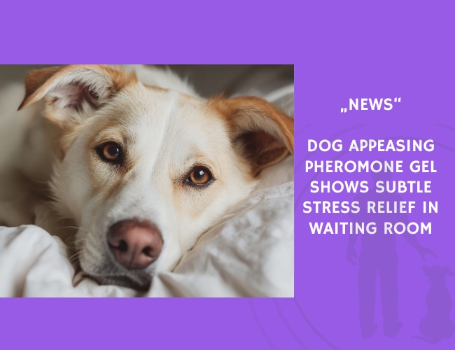 News-Dog Appeasing Pheromone Gel Shows Subtle Stress Relief in Waiting Room