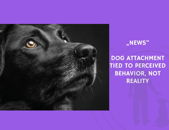 News-Dog Attachment Tied to Perceived Behavior, Not Reality