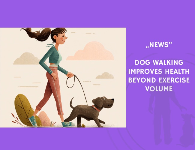 News-Dog Walking Improves Health Beyond Exercise Volume
