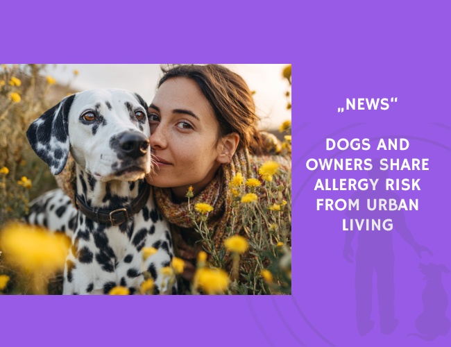 News-Dogs and Owners Share Allergy Risk from Urban Living