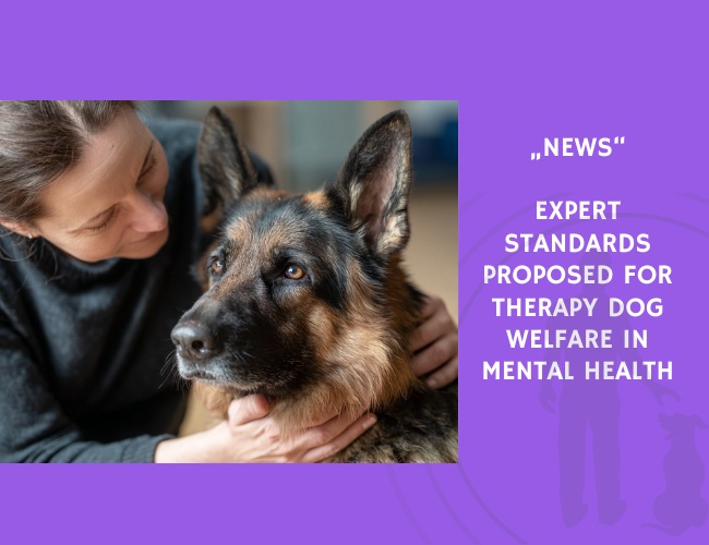 News-Expert Standards Proposed for Therapy Dog Welfare in Mental Health