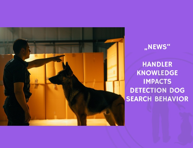 News-Handler Knowledge Impacts Detection Dog Search Behavior