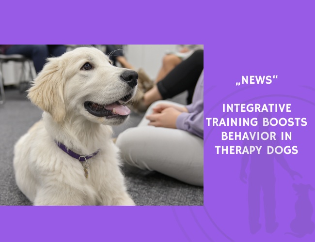 News-Integrative Training Boosts Behavior in Therapy Dogs