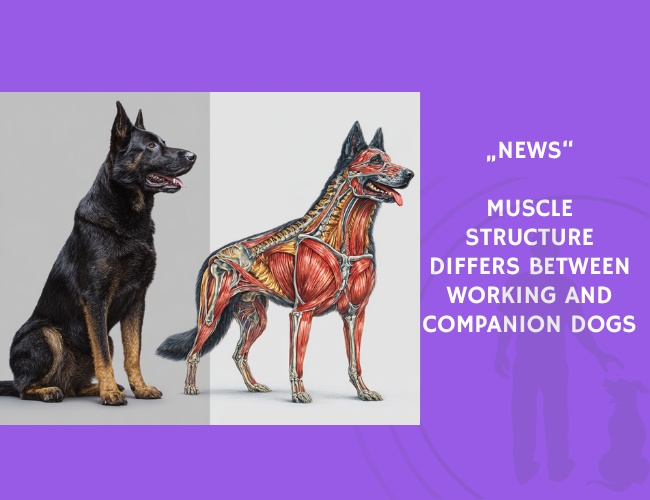 News-Muscle Structure Differs Between Working and Companion Dogs