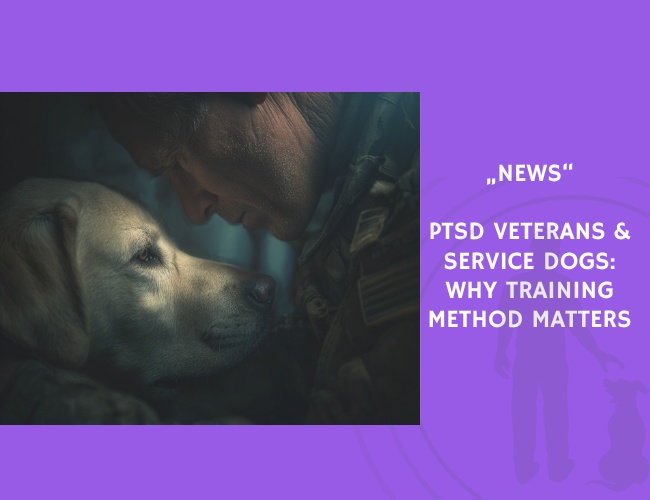 News-PTSD Veterans & Service Dogs Why Training Method Matters