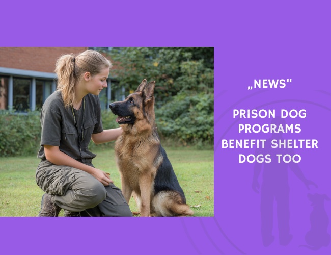 News-Prison Dog Programs Benefit Shelter Dogs Too