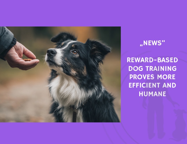News-Reward-Based Dog Training Proves More Efficient and Humane