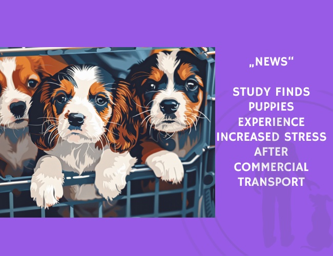 News-Study Finds Puppies Experience Increased Stress After Commercial Transport