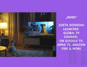 News-Zoeta Dogsoul Launches Global TV Channel on Google TV, Apple TV, Amazon Fire & More