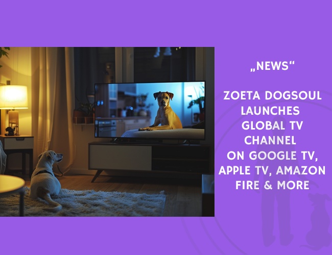 News-Zoeta Dogsoul Launches Global TV Channel on Google TV, Apple TV, Amazon Fire & More