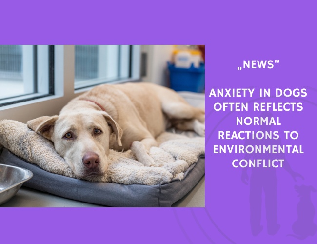 News-Anxiety in Dogs Often Reflects Normal Reactions to Environmental Conflict