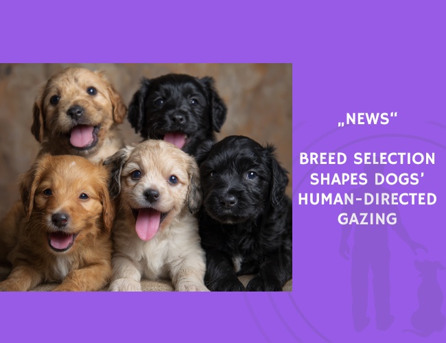 News-Breed Selection Shapes Dogs’ Human-Directed Gazing