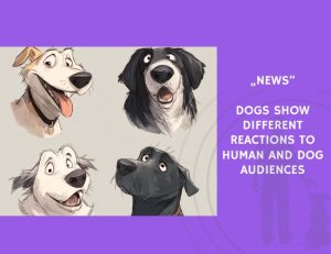 News-Dogs Show Different Reactions to Human and Dog Audiences