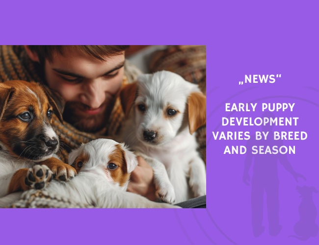 News-Early Puppy Development Varies by Breed and Season