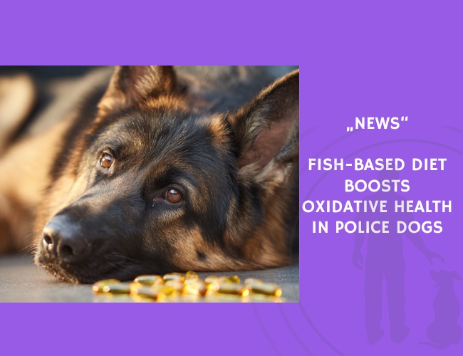 News-Fish-Based Diet Boosts Oxidative Health in Police Dogs