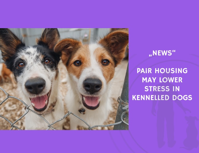 News-Pair Housing May Lower Stress in Kennelled Dogs