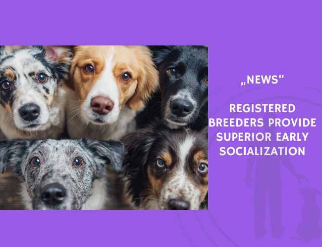 News-Registered Breeders Provide Superior Early Socialization