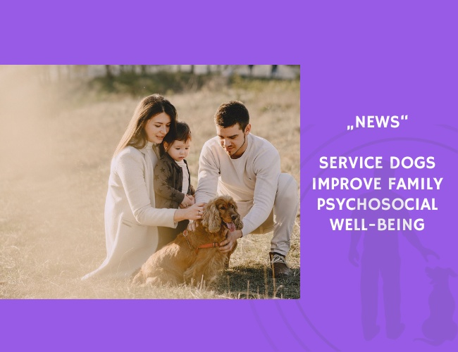 News-Service Dogs Improve Family Psychosocial Well-Being