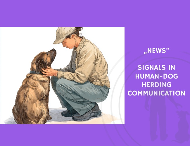 News-Signals in Human-Dog Herding Communication