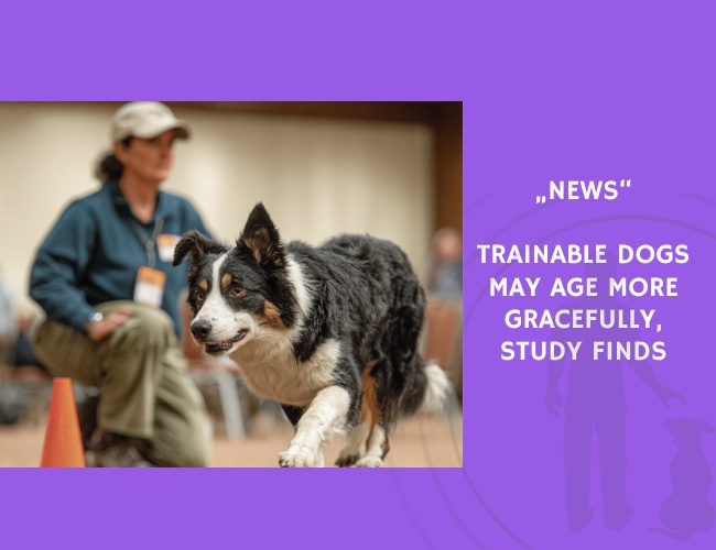 News-Trainable Dogs May Age More Gracefully, Study Finds