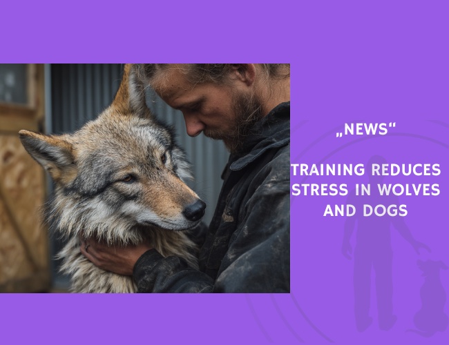 News-Training Reduces Stress in Wolves and Dogs