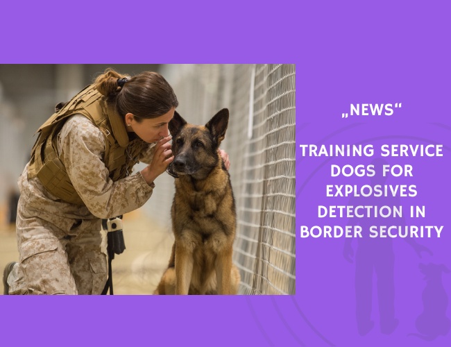 News-Training Service Dogs for Explosives Detection in Border Security