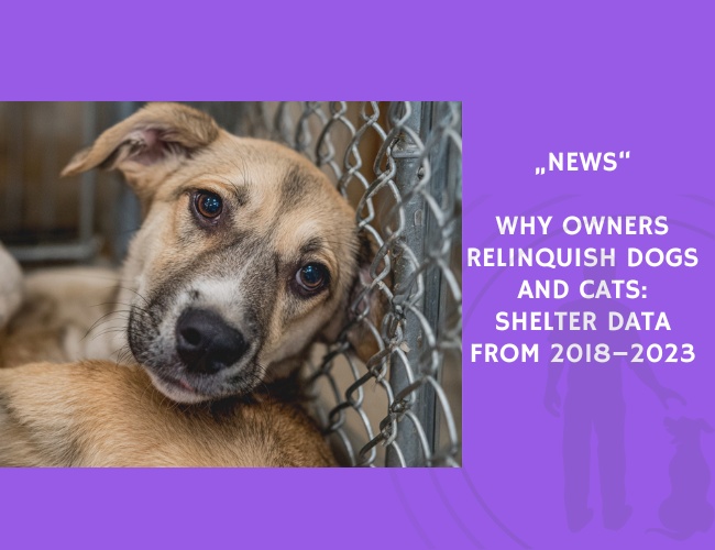 News-Why Owners Relinquish Dogs and Cats Shelter Data from 2018–2023