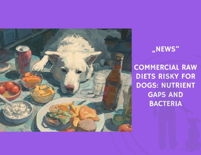 News-Commercial Raw Diets Risky for Dogs Nutrient Gaps and Bacteria