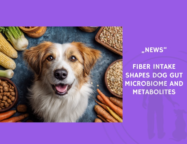 News-Fiber Intake Shapes Dog Gut Microbiome and Metabolites