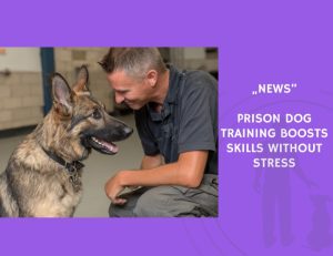 News-Prison Dog Training Boosts Skills Without Stress