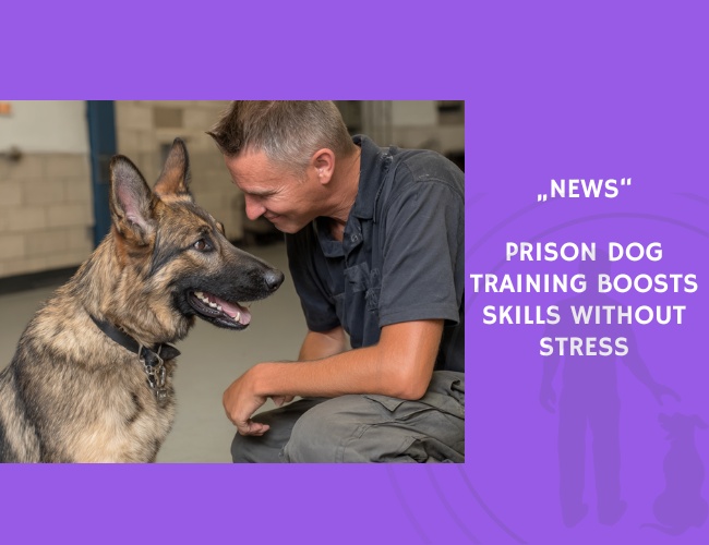 News-Prison Dog Training Boosts Skills Without Stress