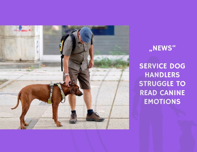 News-Service Dog Handlers Struggle to Read Canine Emotions