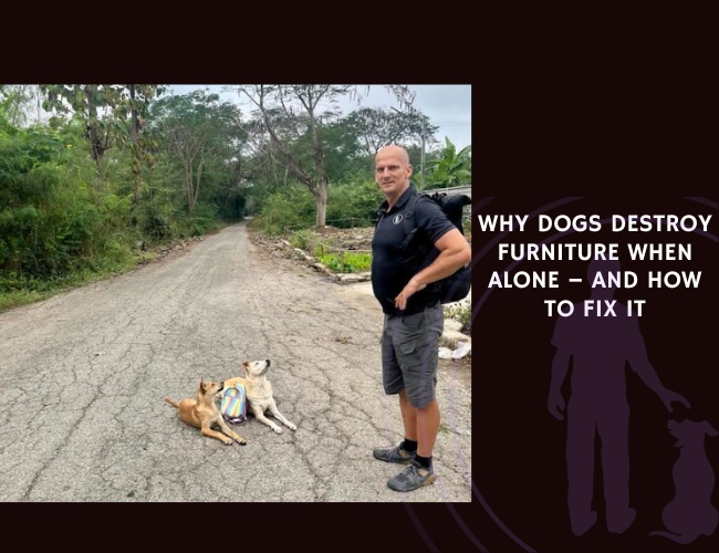 Why Dogs Destroy Furniture When Alone – and How to Fix It