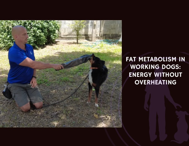 Fat Metabolism in Working Dogs Energy Without Overheating