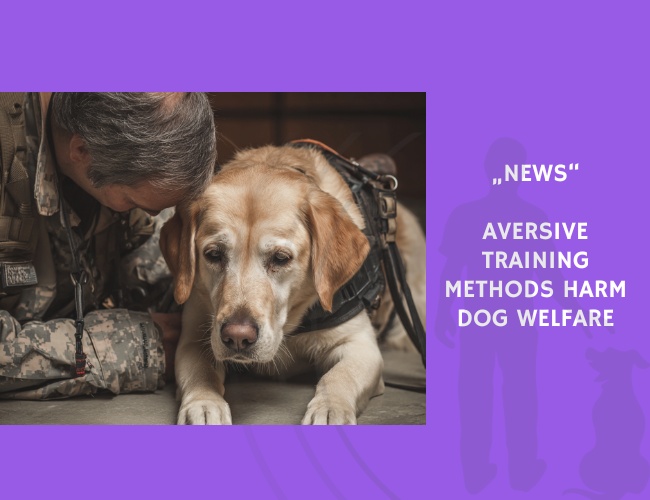 News-Aversive Training Methods Harm Dog Welfare
