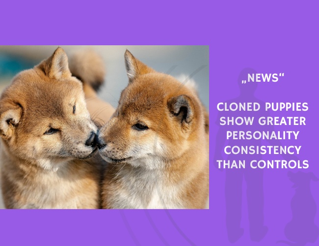 News-Cloned Puppies Show Greater Personality Consistency Than Controls
