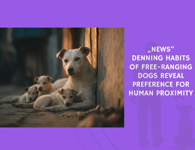 News Denning Habits of Free-Ranging Dogs Reveal Preference for Human Proximity