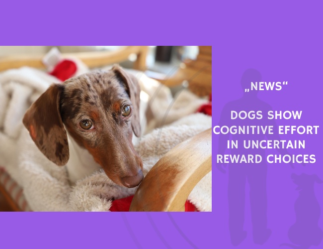News-Dogs Show Cognitive Effort in Uncertain Reward Choices
