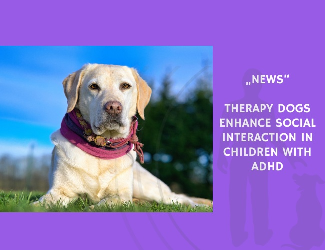 News-Therapy Dogs Enhance Social Interaction in Children with ADHD