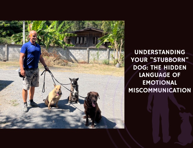 Understanding Your Stubborn Dog The Hidden Language of Emotional Miscommunication