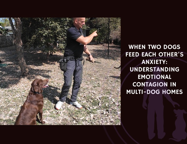 When Two Dogs Feed Each Other's Anxiety Understanding Emotional Contagion in Multi-Dog Homes
