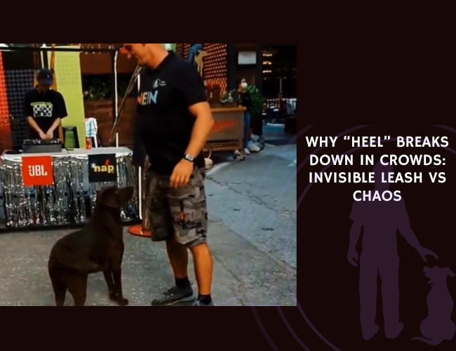 Why “Heel” Breaks Down in Crowds Invisible Leash vs Chaos