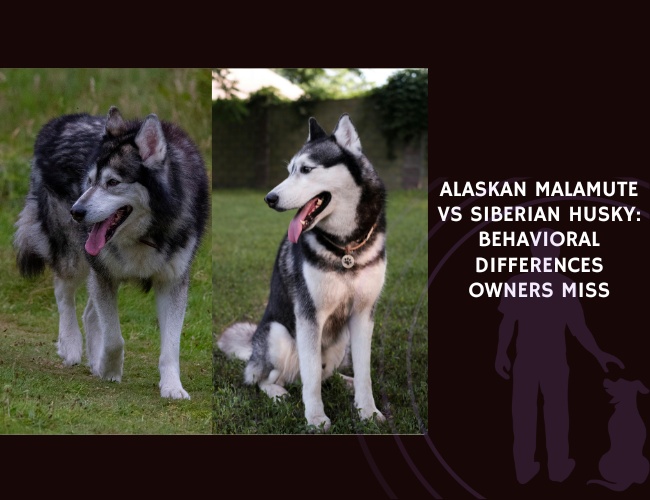 Alaskan Malamute vs Siberian Husky Behavioral Differences Owners Miss