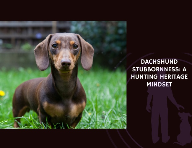 Dachshund Stubbornness A Hunting Heritage Mindset