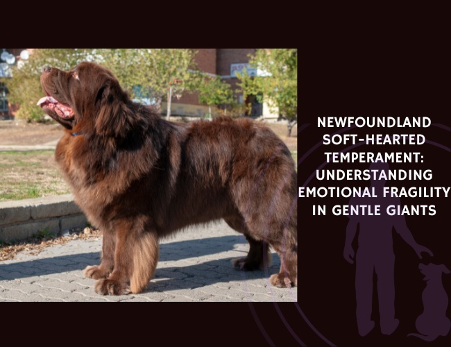 Newfoundland Soft-Hearted Temperament Understanding Emotional Fragility in Gentle Giants