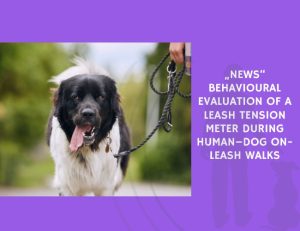 News Behavioural Evaluation of a Leash Tension Meter during Human–Dog On-Leash Walks