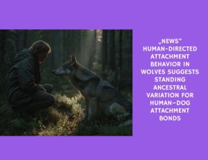 News Human-Directed Attachment Behavior in Wolves Suggests Standing Ancestral Variation for Human–Dog Attachment Bonds