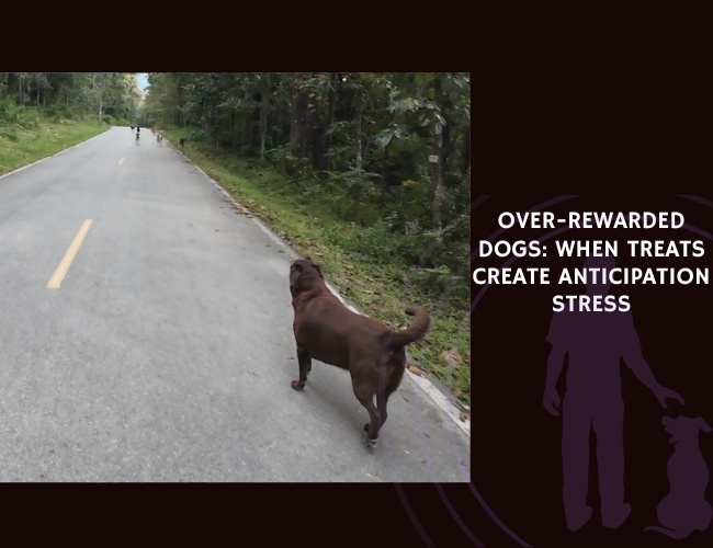 Over-Rewarded Dogs When Treats Create Anticipation Stress