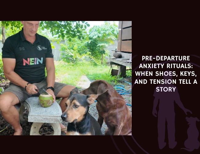 Pre-Departure Anxiety Rituals When Shoes, Keys, and Tension Tell a Story
